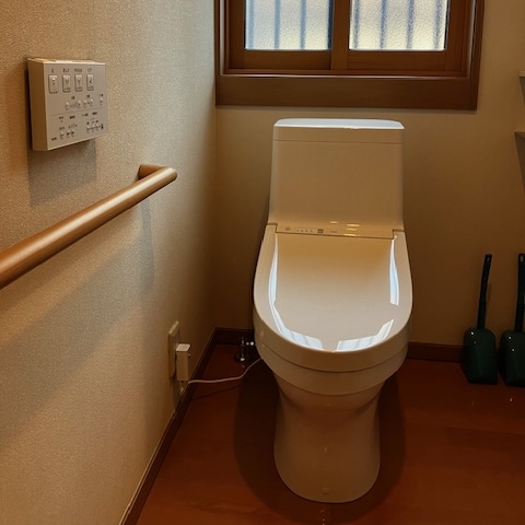 トイレリフォーム施工後の写真